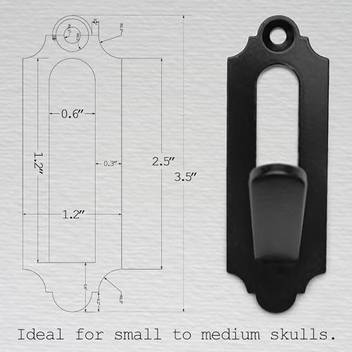 European Mount Skull Hanger Kit - Medium 3.65" L, 3 Pcs