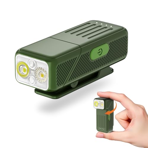 200-Lumen Rechargeable EDC Flashlight with Rotatable Head