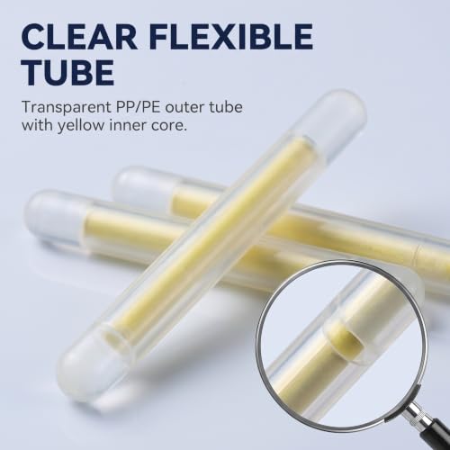 100 Pcs 3mm Fluorescent Fishing Float Light Sticks - Night Visibility