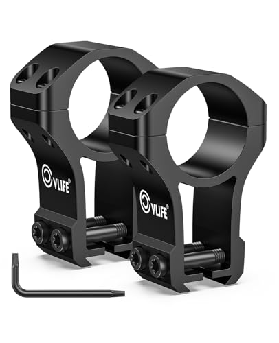 High Profile 1 Inch Dovetail Scope Rings Mount - 2 Pieces