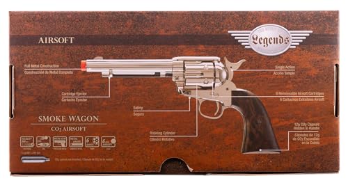 Smoke Wagon Revolver Airsoft Gun - 6mm BB Pistol
