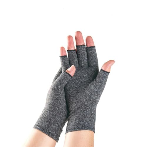 Premium Bamboo Gloves Fingerless Compression Wrap for Hand Pain and