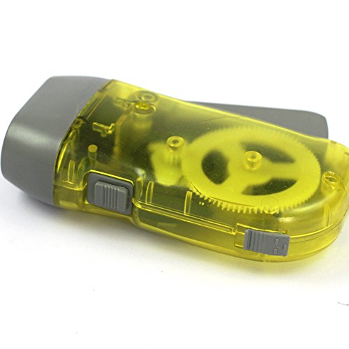 Battery-Free 3 LED Hand Press Flashlight - Blue