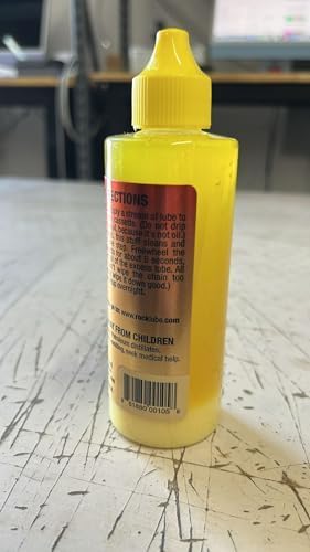 Rock N Roll Gold Chain Lubricant - 4-Ounce Bottle for Smooth Performance & Durability