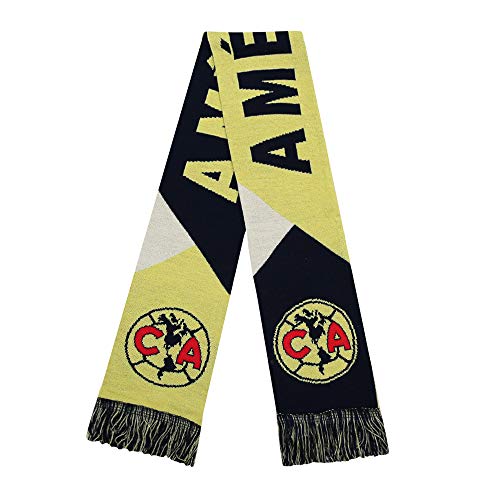 Club America Soccer Scarf - Unisex Adult - Yellow