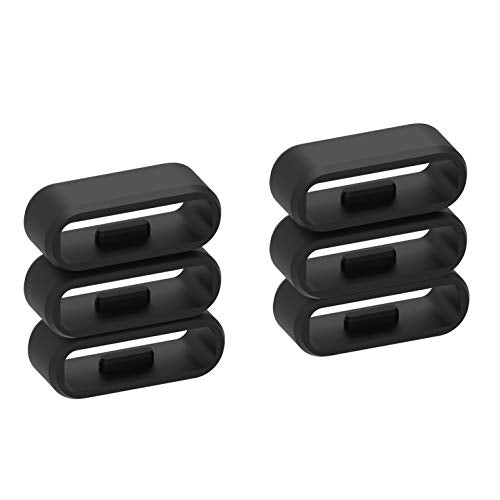Silicone Fastener Ring for Garmin Watch Bands - 6 Pack