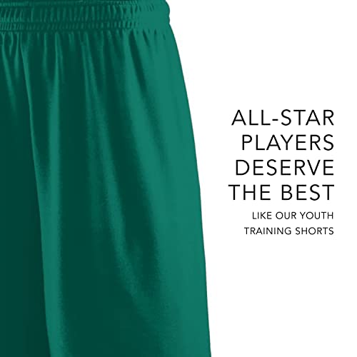 Augusta Sportswear Boys' Training Shorts - Small Dark Green, Athletic Activewear