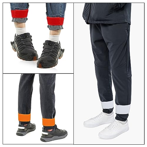 Elastic Ankle Straps - 2 Pack Black 12" for Outdoor Activities