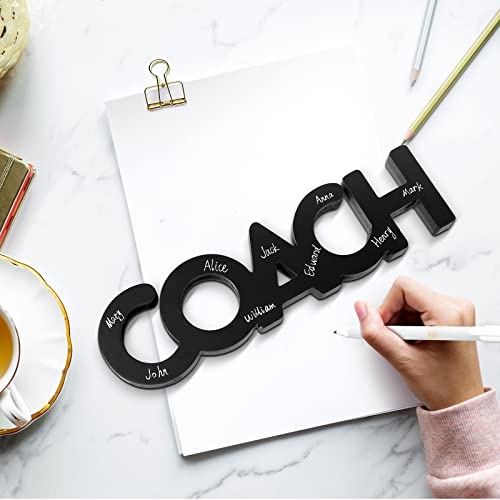 Personalized Coach Gift Set - Wood Sign, Whistle & Pen