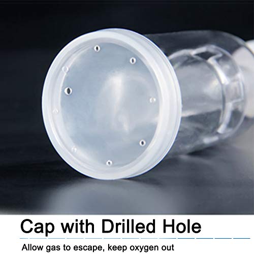3-Piece Airlock 4 Pack with 4PCS #6 Stopper and 8PCS Grommets,