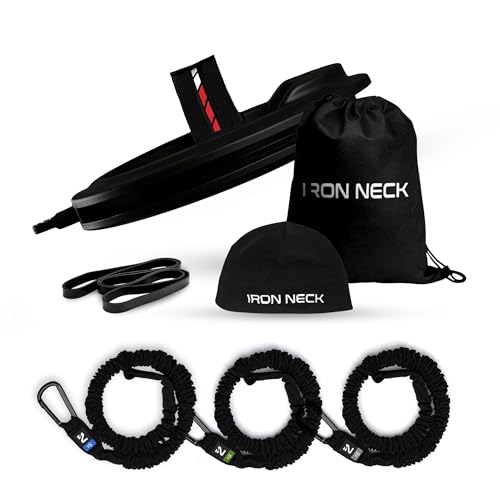 Neck Trainer Strength Kit with Resistance Bands - 360° Training