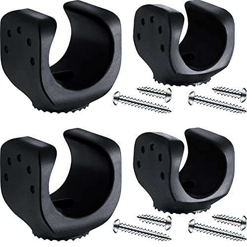 Flashlight Mounting Brackets - 4 Pieces with Screws, Versatile Clip for LED