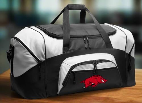 Official Arkansas Razorbacks Duffel Bag - Extra-Large Black