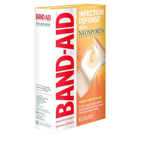 Infection Defense Adhesive Bandages - Extra Large - 8 Count