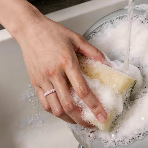 Silicone Women's Anniversary Wedding Ring - Pink Sand, 2.5mm