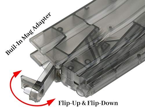 High-Capacity Airsoft BB Speed Loader – 500 Rounds, Durable Plastic