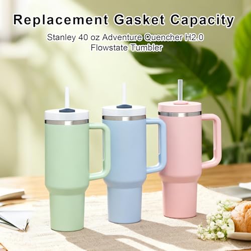 4-Pack Replacement Lid Gaskets for Stanley 40oz Tumbler - Silicone