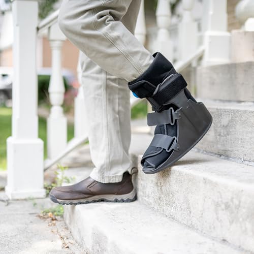 Short Air Cam Walker Fracture Boot, Medium, Black - Medical Support