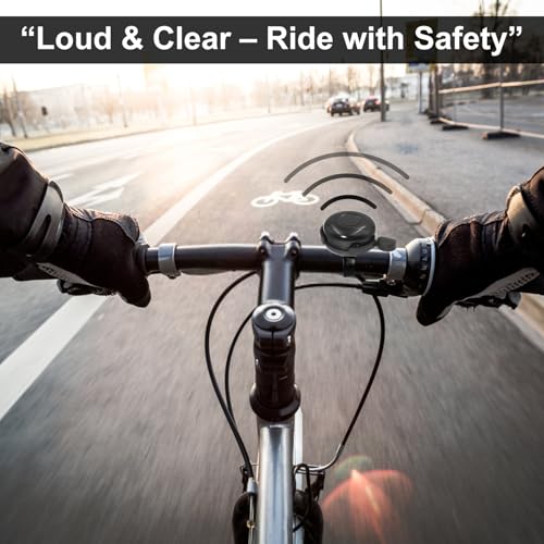 Loud Bicycle Bell for Adult Bikes - Durable Aluminum Alloy