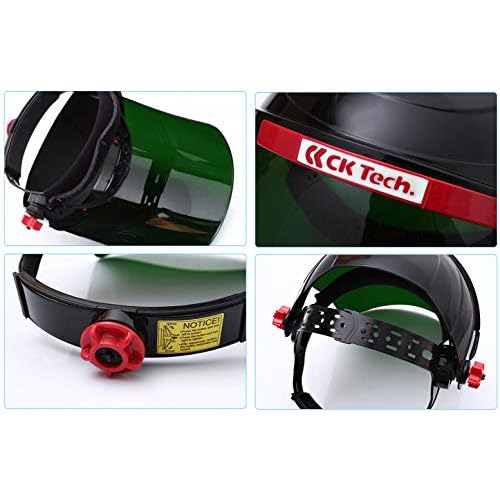 Welding Helmet, Safety Face Shield Head Mounted Welding Masks UV Protective Plasma Cutting Helmet for Argon Arc and Gas Shielded Welding