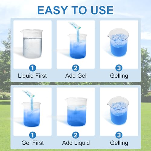 BLIKA 8 Gallon Camping Toilet Bags with Gel, Absorbent Urine Disposal Bags 30L