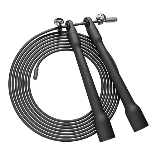 Ultra-Light Jump Rope with Ergonomic Handles - Black