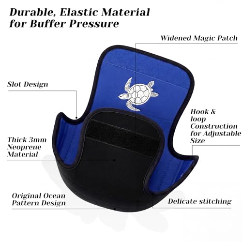 Teyva Daily Blue Neoprene Fishing Reel Covers - 3 Pack for 2000-3000 Series Spinning Reels