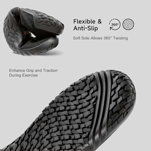 Weight Lifting Shoes for Men & Women - Deadlift Sneakers 10.5-11 Obsidian Black