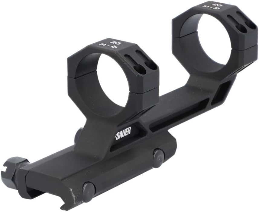 Sig Sauer Alpha MSR Scope Ring Mount - Durable 7075-T6 Aluminum | 1.535" Height, 0 MOA Cant