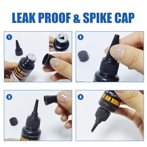 Thick UV Clear Glue for Fly Tying - Fast Curing, Eco-Friendly