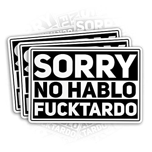 Funny Spanish Offensive Saying Sticker - 2x2 Waterproof Vinyl Decal