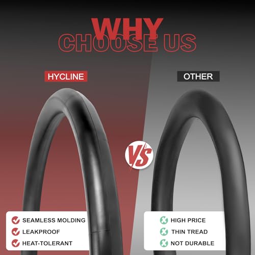 Bike Inner Tubes - 2-Pack 18" x 1.75/2.125, Puncture Resistant