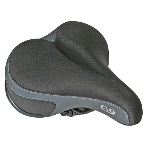 Cloud-9 Comfort Ladies' Bicycle Saddle Tri-Color Lycra 10x8 Inches