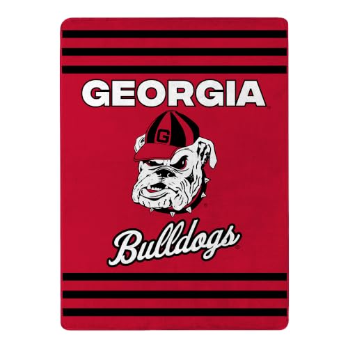 Georgia Bulldogs NCAA Officially Licensed 60x80 Oversized Throw Blanket - Ultra Soft Fleece Fan Gift