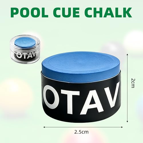 OTAVILEM Blue Billiard Cue Chalk – Premium Pool Chalk for Billiards