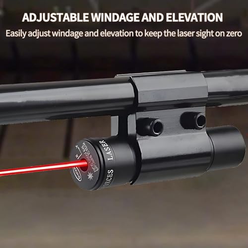 Compact Red Dot Laser Sight with Barrel Clamp Mount - 2 Pack