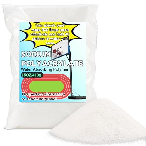Sodium Polyacrylate Hydrogel Beads - 15oz Water Absorbing Polymer