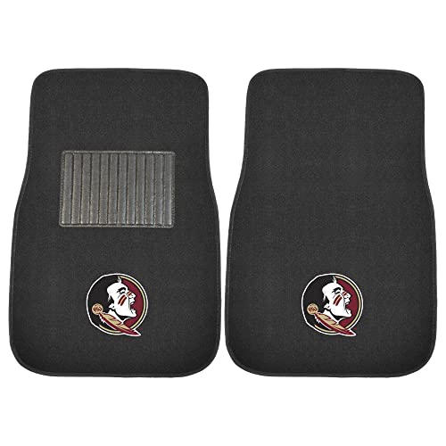Embroidered Team Logo Car Mat Set - Florida State Seminoles