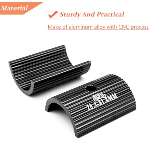 Bike Handlebar Shim 25.4 to 31.8mm - Aluminium Alloy - Black