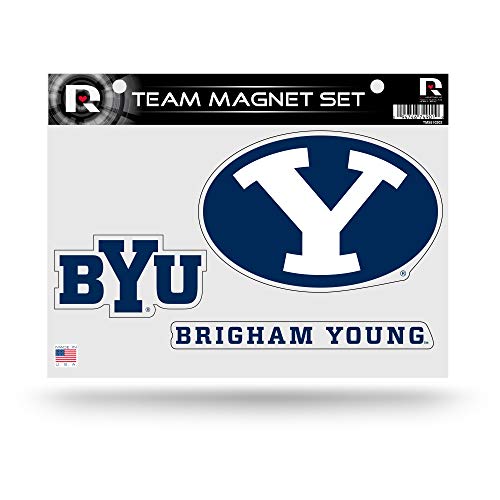 BYU Cougars Die Cut Team Magnet Set - 8.5 x 11" - Blue