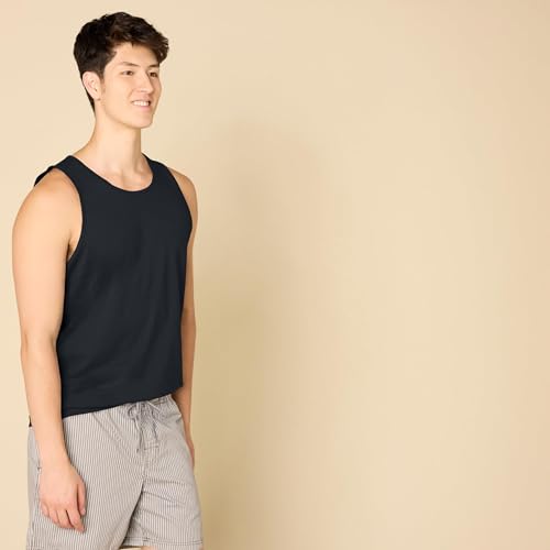 Men's Regular-Fit Cotton Sleeveless Tank Tops - Casual Summer Wear