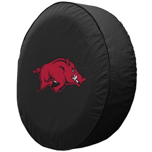 Exact-Fit Arkansas Razorbacks Tire Cover - Black (27"x8")