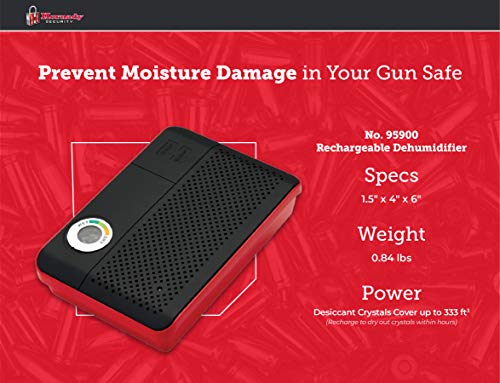 Portable Rechargeable Dehumidifier for Gun Safes - Model 95900