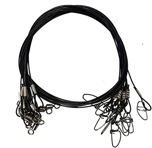 150LB Fishing Wire Leader Rig - 10pcs Heavy Duty Steel Line