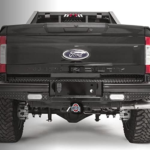 NCAA Hitch Cover - Ohio State Buckeyes - Black - 3.4" x 4"