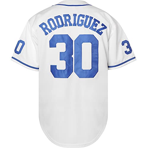 The Sandlot 3D Print Baseball Jersey - Medium Blue/White