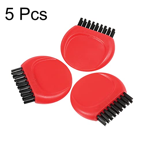 Golf Club Brush - Mini Portable Cleaning Tool - Red