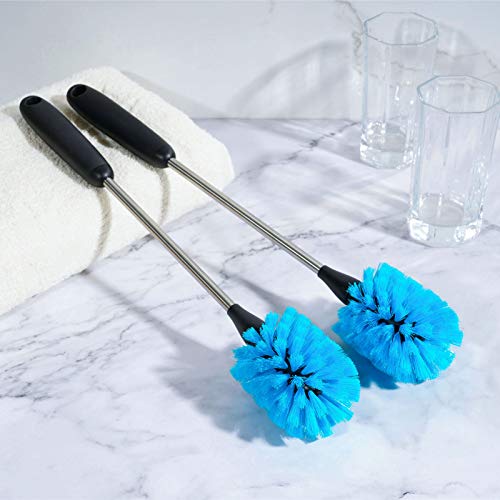 Stainless Steel Water Bottle Cleaning Brush - 2 Pack with Long Handle