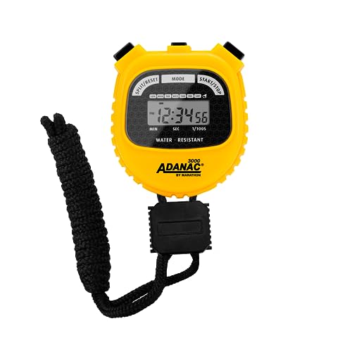 Digital Stopwatch Timer - Marathon Adanac 3000, Yellow