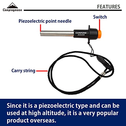Handheld Piezo Igniter Lighter - Camping Moon I-1010